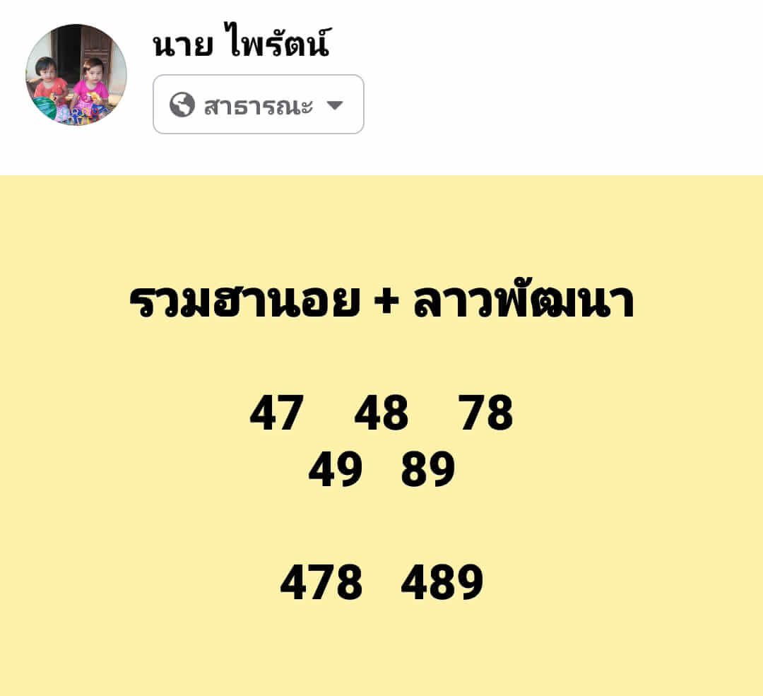 หวยลาววันนี้ 15/3/66 ชุดที่ 3