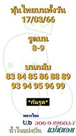 หวยหุ้นวันนี้ 17/3/66 ชุดที่ 10