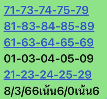 หวยหุ้นวันนี้ 8/3/66 ชุดที่ 10