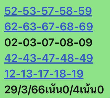 หวยหุ้นวันนี้ 29/3/66 ชุดที่ 5