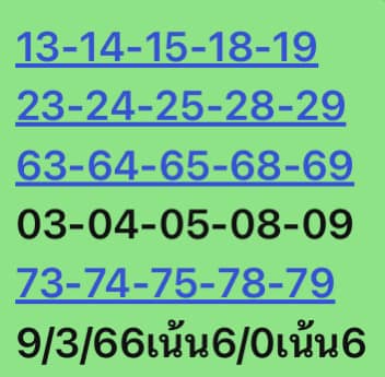 หวยหุ้นวันนี้ 9/3/66 ชุดที่ 7