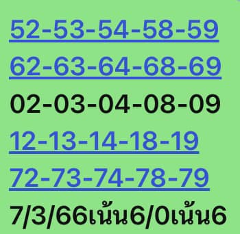 หวยหุ้นวันนี้ 7/3/66 ชุดที่ 9