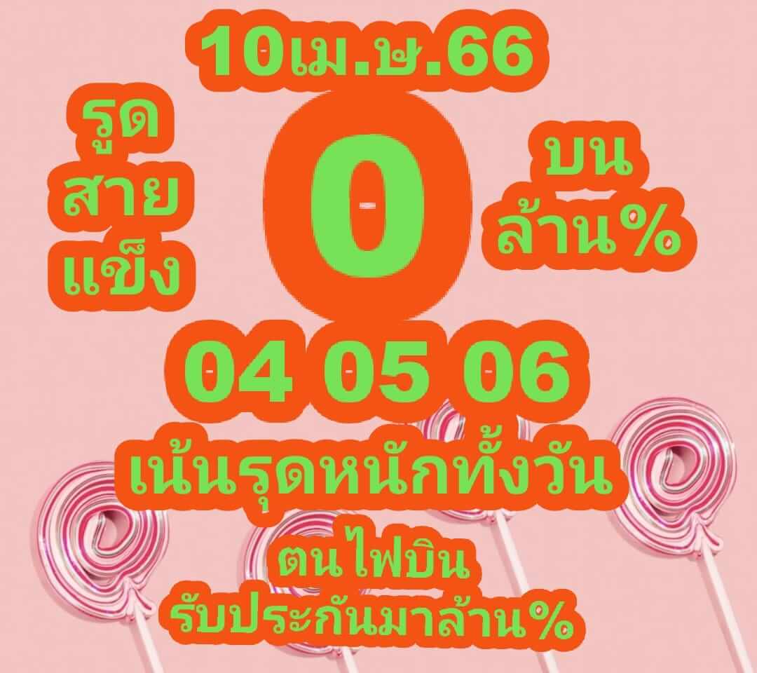 หวยหุ้นวันนี้ 10/4/66 ชุดที่ 8