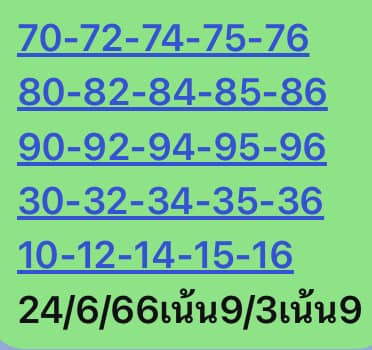 หวยหุ้นวันนี้ 24/4/66 ชุดที่ 9