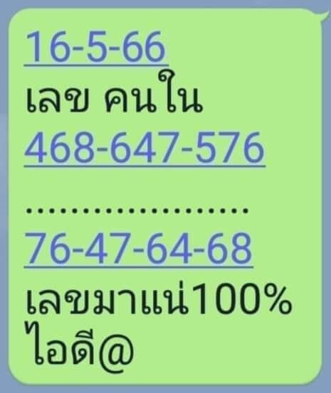 เลขคนใน 16/5/66