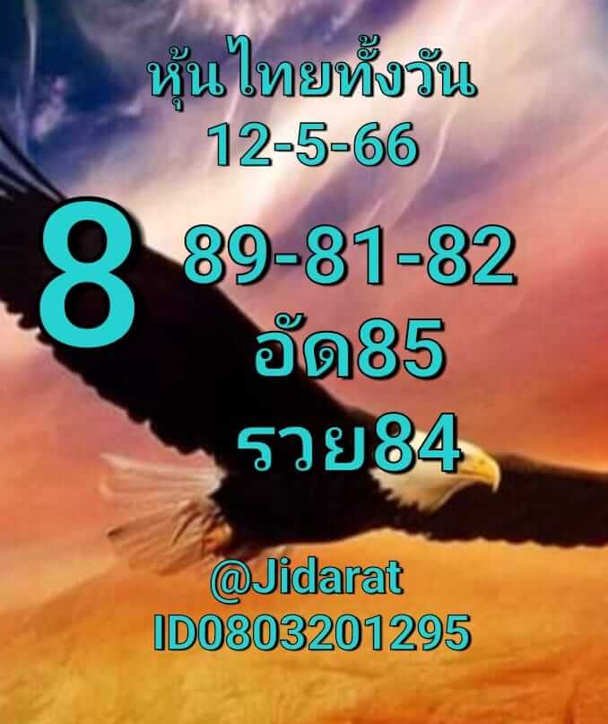 หวยหุ้นวันนี้ 12/5/66 ชุดที่ 2