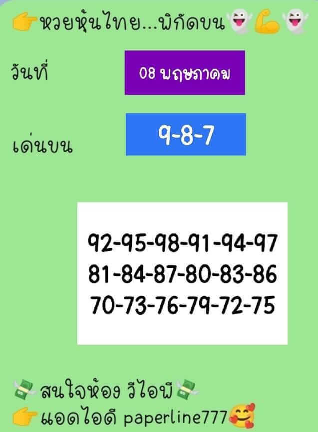 หวยหุ้นวันนี้ 8/5/66 ชุดที่ 9