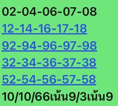 หวยหุ้นวันนี้ 10/10/66 ชุดที่ 3