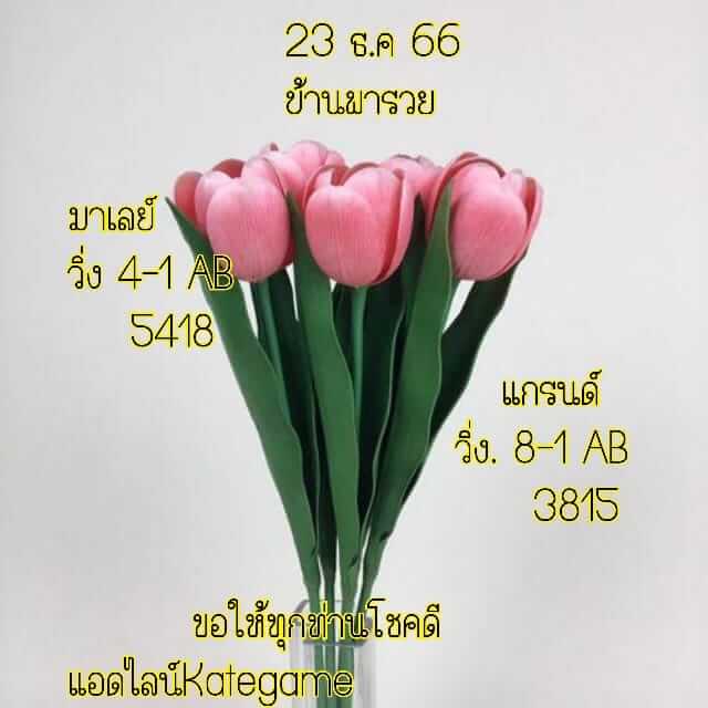 หวยมาเลย์วันนี้ 23/12/66 ชุดที่ 6