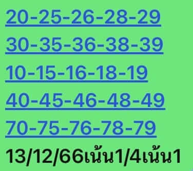 หวยหุ้นวันนี้ 13/12/66 ชุดที่ 2