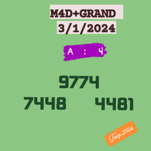 หวยมาเลย์วันนี้ 3/1/67 ชุดที่ 3