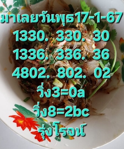 หวยมาเลย์วันนี้ 17/1/67 ชุดที่ 5