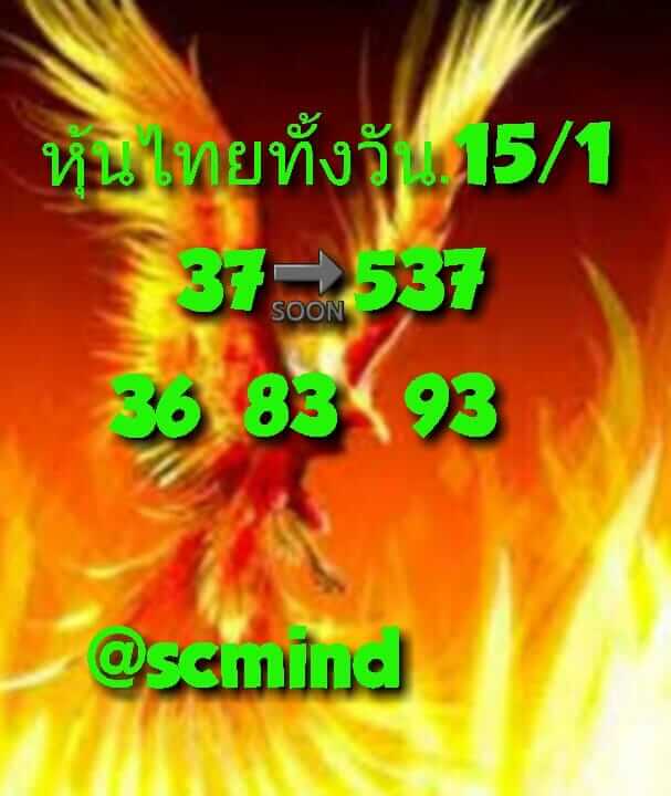 หวยหุ้นวันนี้ 15/1/67 ชุดที่ 4