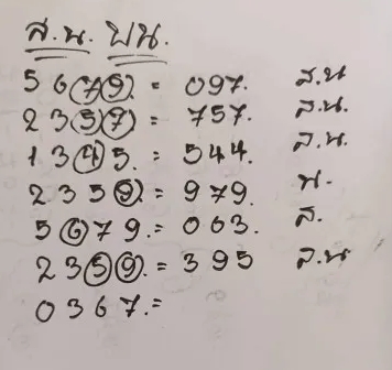 หวยทรัพย์เศรษฐี 1/3/67